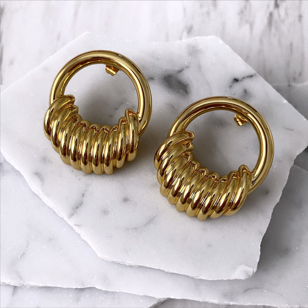 Diana Vintage Loop Earrings